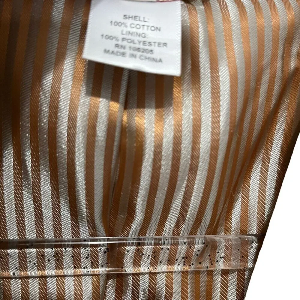 Sundance Women's Casual Blazer Jacket Light Tan 3 Button Single Breasted Size 6